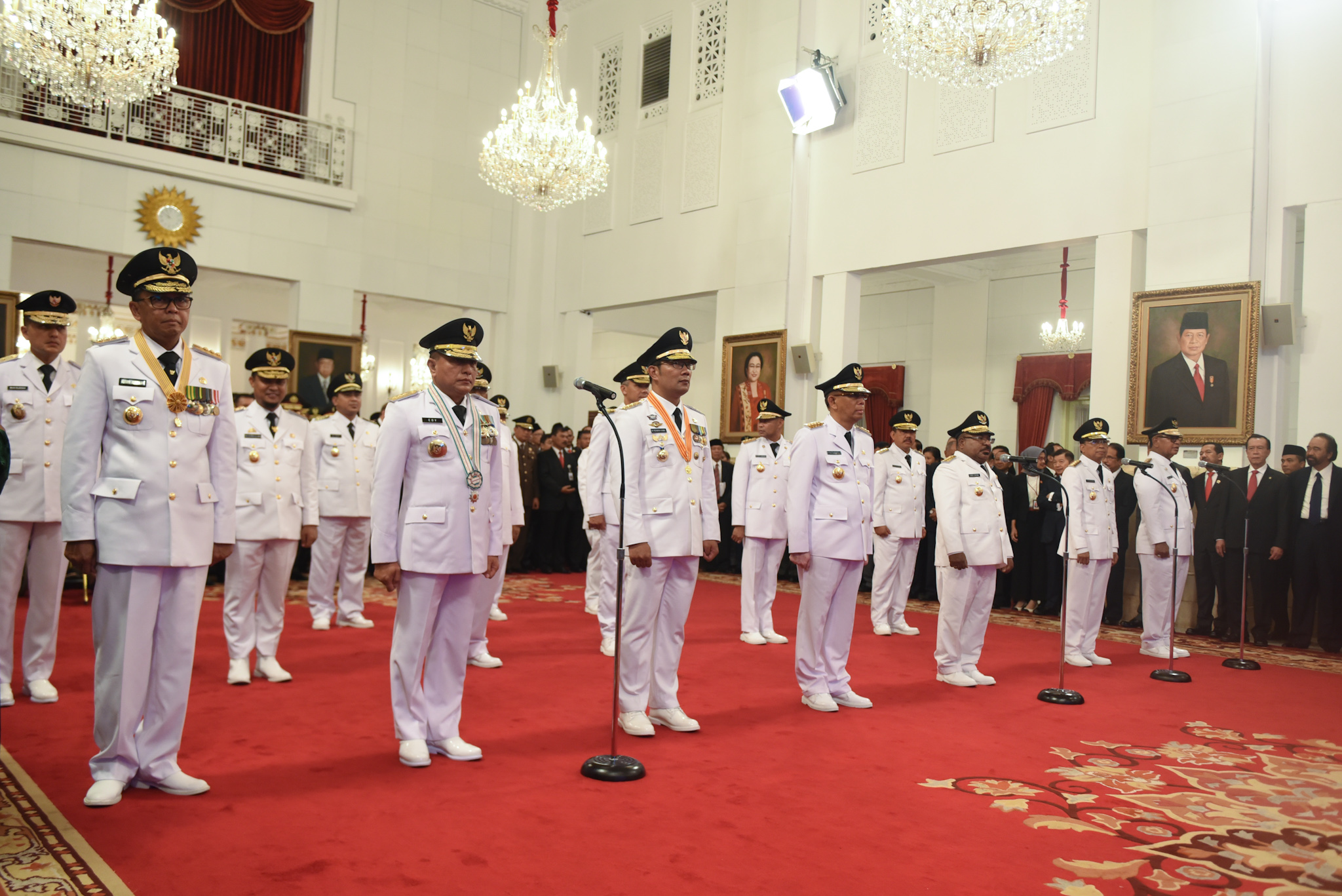 Presiden Jokowi Lantik 9 Gubernur-Wakil Gubernur Hasil Pilkada Serentak 2018