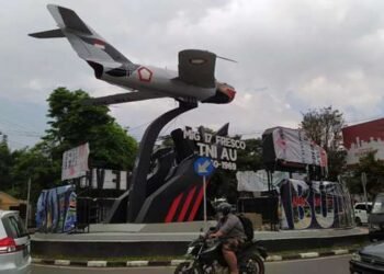 Wajah Baru Monumen Pesawat MG-17 Fresco di Malang Tuai Kritik