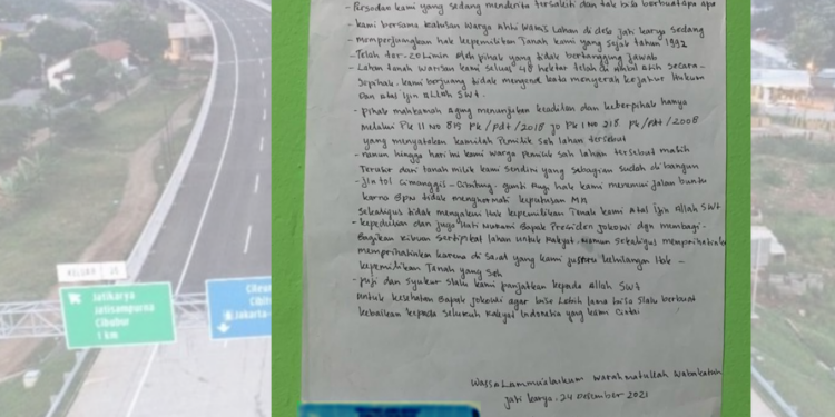 Pak Jokowi, Lihatlah Penderitaan Kami Warga Jatikarya Yang Terdzolimi BPN